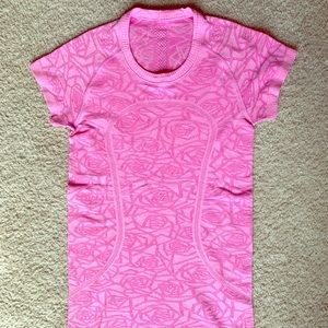 Lululemon short sleeve swiftly tech pink